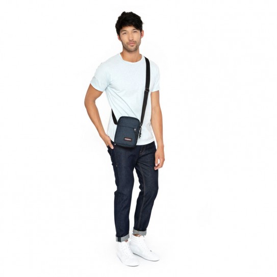 Sacoche Eastpak The One bleu chiné denim