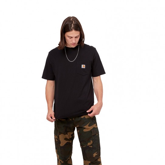T-shirt manches courtes Carhartt Pocket noir