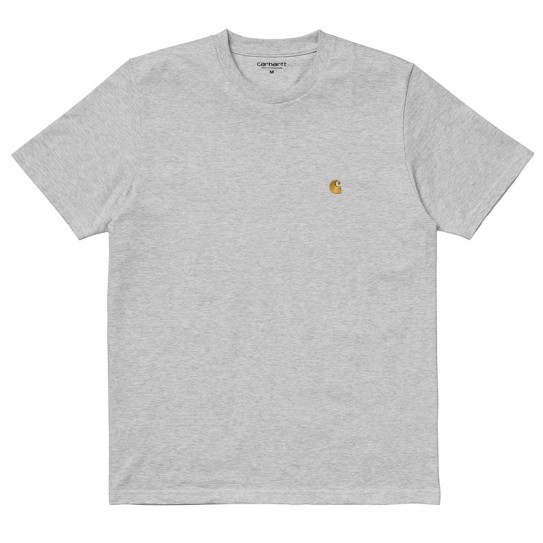 T-shirt manches courtes Carhartt S/S Chase gris chiné