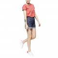 Short 1083 - 276 en jean bleu brut