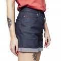 Short 1083 - 276 en jean bleu brut