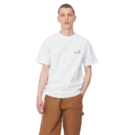 T-shirt Carhartt American Script White