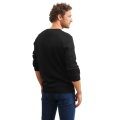 Pull Col V SAINT JAMES Cuirasse Noir
