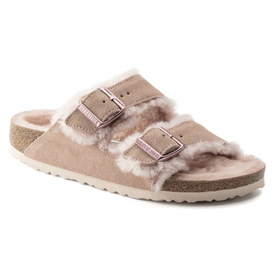 BIRKENSTOCK Arizona Shearling Pink Clay