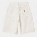 Bermuda Femme CARHARTT WIP Brandon Short White 