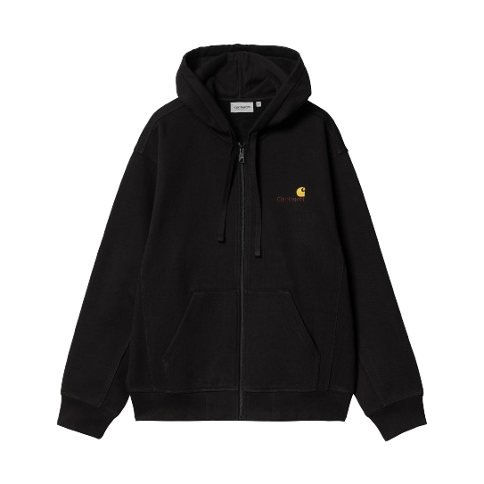 Sweat Zippé Capuche CARHARTT WIP American Script Black
