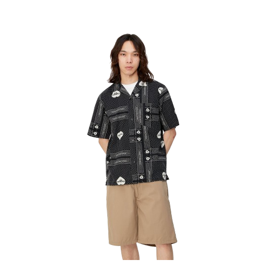 Chemise CARHARTT WIP Heart Bandana Black