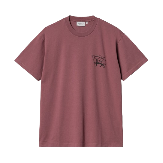  Tee Shirt CARHARTT WIP Stamp Dusty Fuchsia