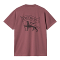  Tee Shirt CARHARTT WIP Stamp Dusty Fuchsia