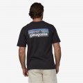 Tee Shirt PATAGONIA P-6 Logo Black