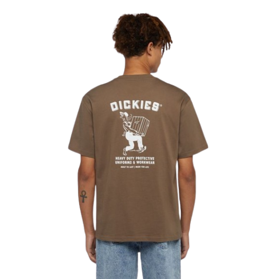 Tee Shirt DICKIES Builder Marron