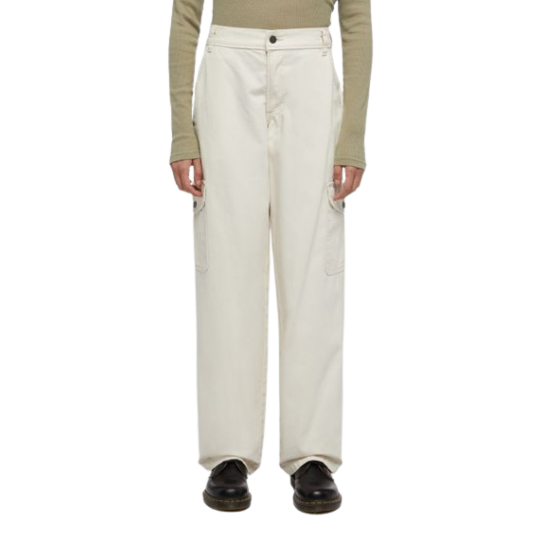Pantalon Cargo Femme DICKIES Duck Canvas Cargo White