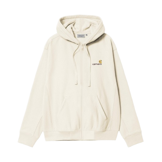 Sweat Zippé CARHARTT WIP American Script Jacket Natural