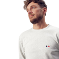 Sweat LA GENTLE FACTORY Basile Gris Chiné