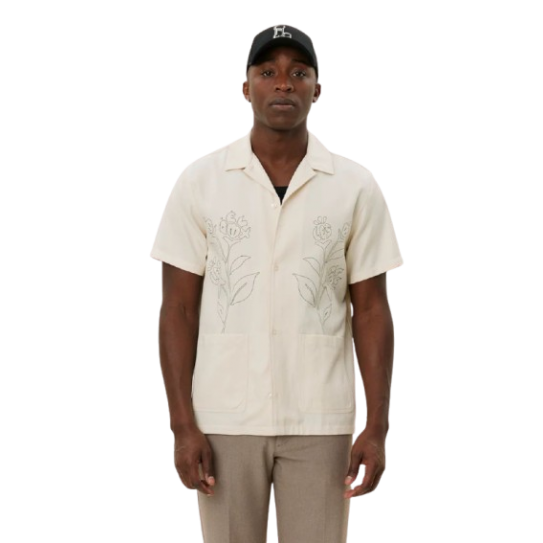 Chemise M/C LES DEUX Kingsley Ivory