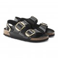 Sandales BIRKENSTOCK Milano Big Buckle Shine Black