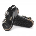 Sandales BIRKENSTOCK Milano Big Buckle Shine Black
