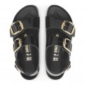 Sandales BIRKENSTOCK Milano Big Buckle Shine Black