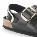 Sandales BIRKENSTOCK Milano Big Buckle Shine Black