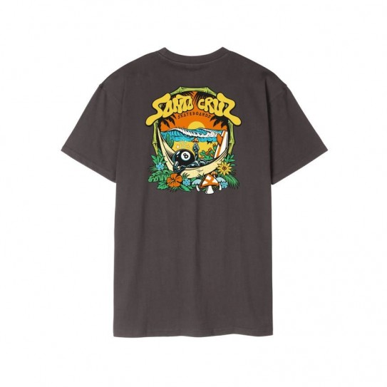 Tee Shirt SANTA CRUZ Winkowski 8baller Washed Black