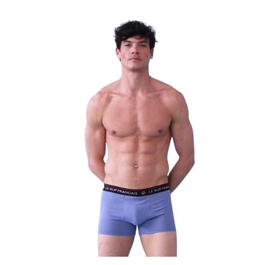 Caleçon LE SLIP FRANCAIS Boxer Revolution Bleu Jean