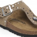 Sandales BIRKENSTOCK Gizeh Rivet Border Taupe