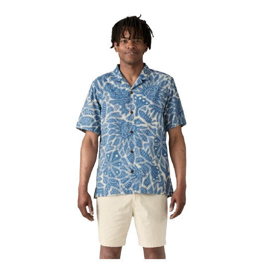 Chemise M/C PATAGONIA Tidal Camp Still Blue