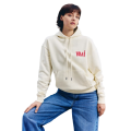 Sweat Capuche VRAI Tableau Ecru