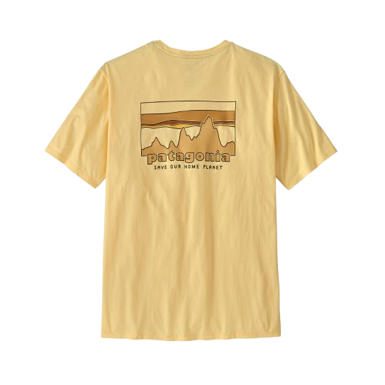 Tee Shirt PATAGONIA 73 Skyline Buttercup Yellow