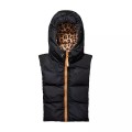 Capuche Doudoune FUDOON Leopard Noir