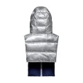 Capuche Doudoune FUDOON Argentée Marine