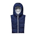 Capuche Doudoune FUDOON Argentée Marine