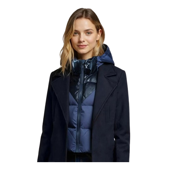 Capuche Doudoune FUDOON Bleuet Glacier