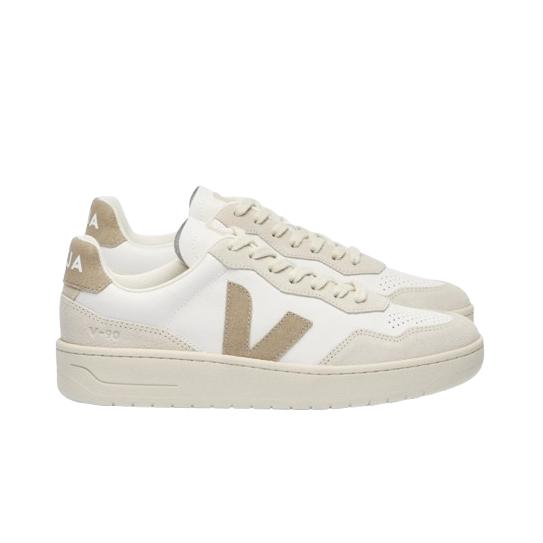 Chaussures VEJA V-90 Leather White Taupe