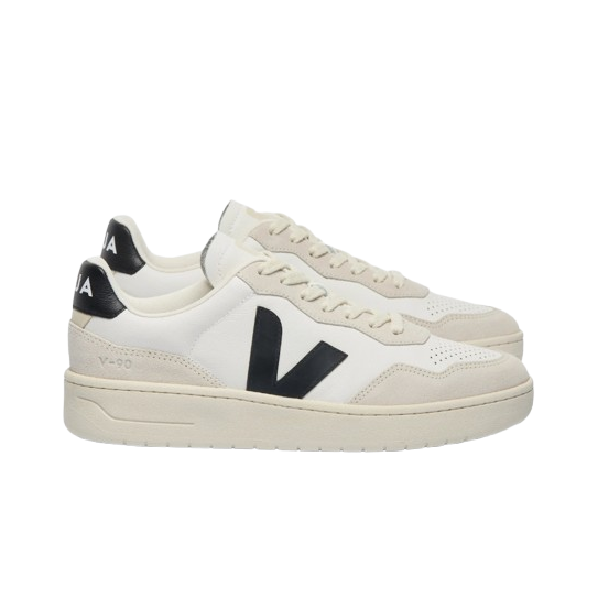 Chaussures VEJA V-90 Leather White Black