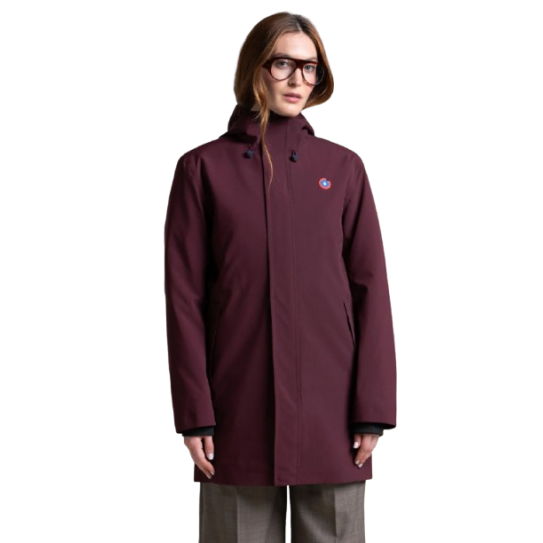 Parka FLOTTE Beaubourg Prune