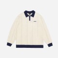 Pull JACKER Closing Time Knit Beige