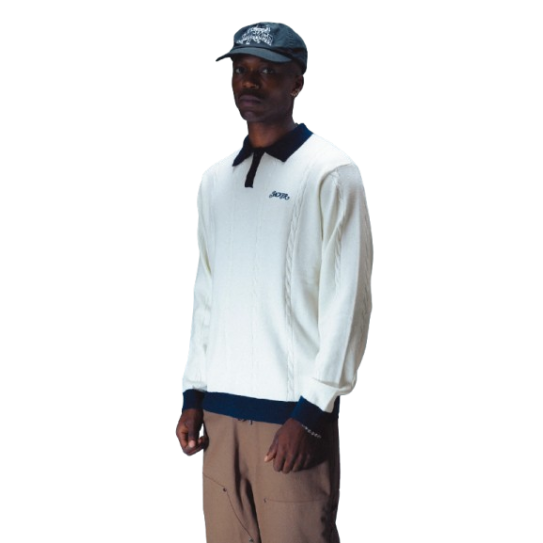 Pull JACKER Closing Time Knit Beige