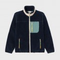 Polaire BILLYBELT Zippée Marine et Vert