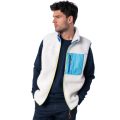 Polaire S/M BILLYBELT Ivoire et Bleu
