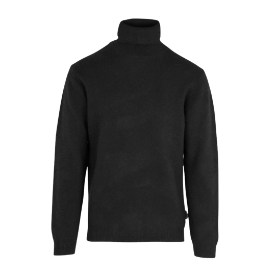 Pull Col roulé CASUAL FRIDAY Lambswool Black