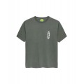 Tee Shirt NEW AMSTERDAM SURF Surf Zine Shark Green