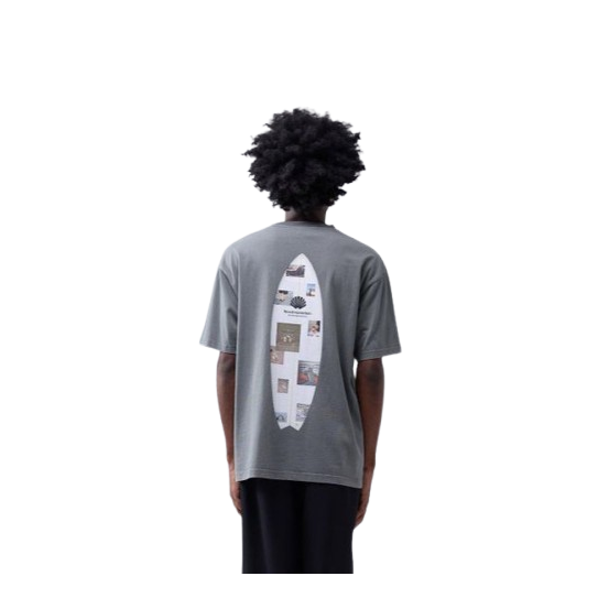 Tee Shirt NEW AMSTERDAM SURF Surf Zine Shark Green