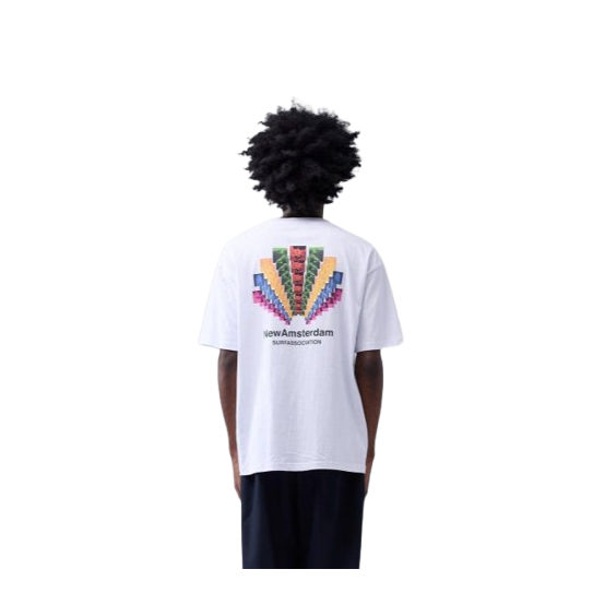 Tee Shirt NEW AMSTERDAM SURF Collage White