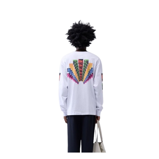 Tee Shirt M/L NEW AMSTERDAM SURF Collage Long White