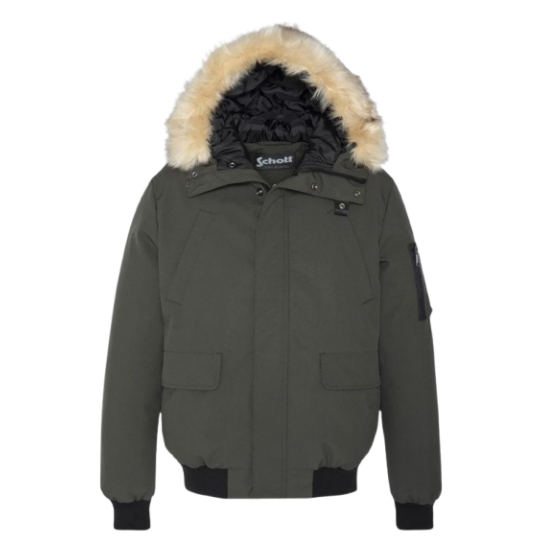 Blouson Capuche SCHOTT Keyburn Kaki