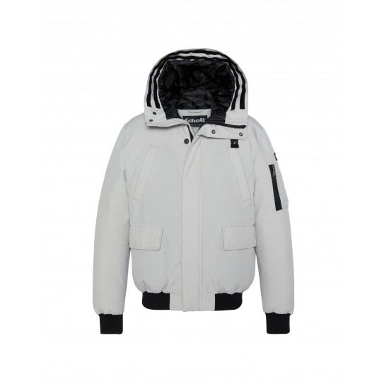 Blouson Capuche SCHOTT Keyburn Gris clair