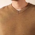 Pull SAINT JAMES Cuirasse II Beige Foncé