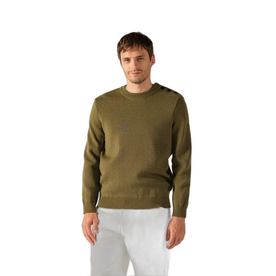 Pull SAINT JAMES Cancale Fougère