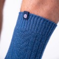 Chaussettes BILLYBELT Laine Torsade Bleu